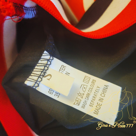 Juniors Y2k Honey Graphic Lettering Hoodie Short Sleeve Mini Dress Blk & Red Sm - Picture 7 of 9